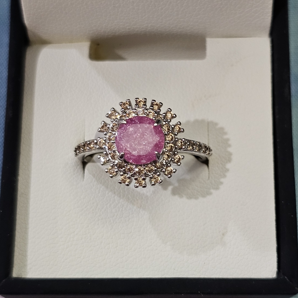 BP BOMB PARTY RING SHE'S FIERCE PINK 8